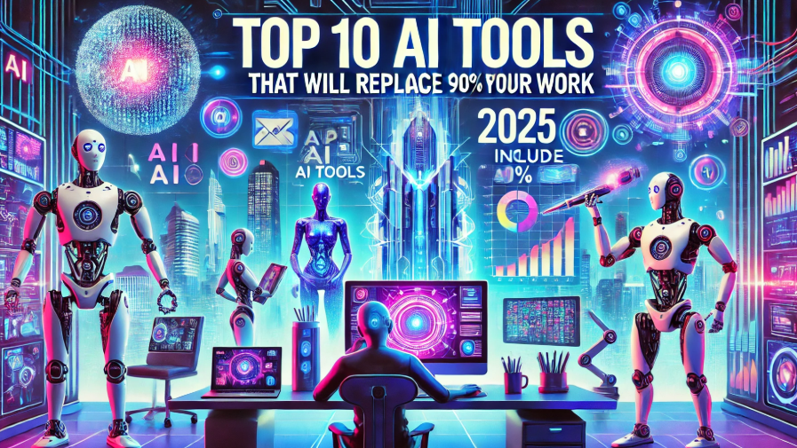 Top 10 AI Tools in 2025 That Will Replace 90% of Your Work
